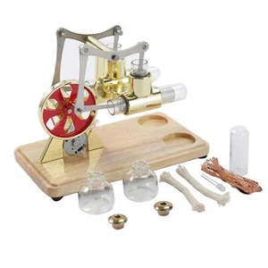 Mini Stirling Engine Model Motor DIY Kit Educational Toy Electricity Generator - Foto 1 di 10