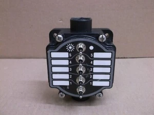 LC80T Banner DEMO EZ-Light 5 Position Toggle Switch Bank Station 14317 - Picture 1 of 4