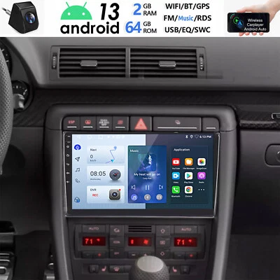 64G Für Audi A4 S4 RS4 B6 B7 SEAT EXEO Android 13 Autoradio CarPlay GPS Navi  - Bild 1 von 4