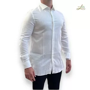Camicia Emporio Armani stampa monogramma taglia XL - Foto 1 di 7