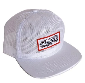 Swift Rock Full Mesh Star-Patch Trucker Snapback HEADSPIN Cap White - Picture 1 of 2