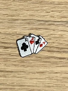 Aces Patch - small size - 1.25 inches x .75 inch - Picture 1 of 2