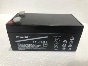 POWERFIT 12v 3.2Ah (3.4ah) Rechargeable BURGLAR ALARM Battery- - Picture 1 of 1