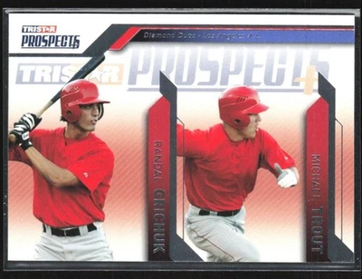 Randal Grichuk/Mike Trout 2009 TriStar Prospects Plus B #81 Los Angeles Angels - Image 1 of 2