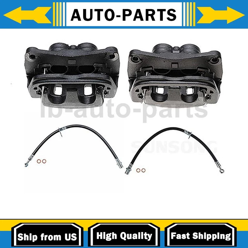 Pinza de freno delantera con mangueras lado conductor pasajero se adapta a Subaru Impreza 2.0L_ Foto 1 de 4