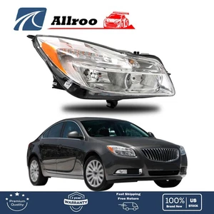 Headlight Assembly For Buick Regal 2011-2013 Headlamp Passenger Side Halogen New - Picture 1 of 12