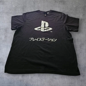Sony Play Station T-Shirt Gr. XL schwarz Japan Logo reflektierend H&M - Bild 1 von 4