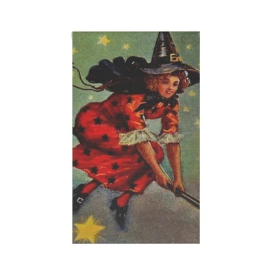 Witch and Stars 3’ x 5’ House Banner/Outdoor Flag (Halloween, Free US Shipping) - Image 1 of 3