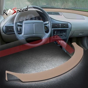 Tan Front Panel Dash Board Pad Cap Bezel Cover Overlay for 95-05 Chevy Cavalier - Picture 1 of 5