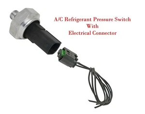 A/C Refrigerant Pressure Switch + Connector Fits Dodge Freightliner Mercedes & - Picture 1 of 10