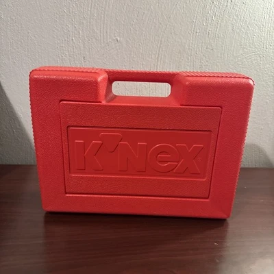Vintage K'NEX RED Box Hard Carrying Carry Case Organizer 1997 K'NEX CASE ONLY - Image 1 of 4
