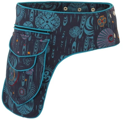 Gürteltasche mit Druckknöpfen, Hüfttasche Bauchtasche Goa Festival Tasche Nr. 20 - Bild 1 von 2