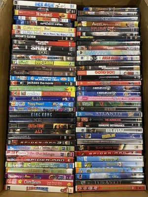 71 DVD Movie Lot Kids Action Comedy Family Mixed Untested VG+ Fast Free Ship - Image 1 of 4