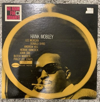 Hank Mobley - No Room For Squares - Orig 1977 US Press Jazz Blue LP Vinyl Record - Image 1 of 4