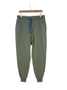 Figs Technical Collection Slim Tansen Jogger Scrub Pants Moss Men’s Large New - Picture 1 of 10