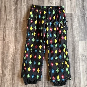 SESSIONS Terrain Series XL bunte wasserdichte Snowboard Ski Hose Recco AOP - Bild 1 von 17