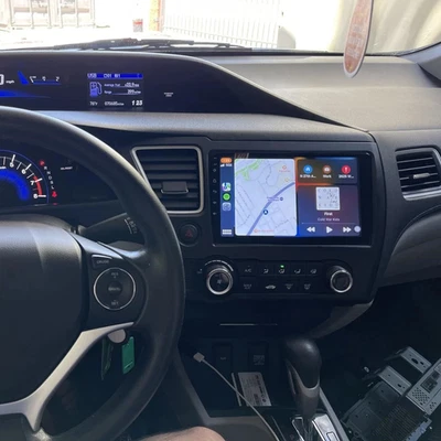 Для 2013-2017 Honda Civic Apple Carplay Android 13 автомобильное стерео радио GPS навигатор 9 дюймов - Изображение 1 из 4
