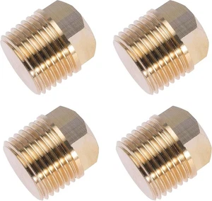 Boat Plug 1/2 Inch NPT Brass Drain Plugs Thread 4, Solid-4 - Bild 1 von 6