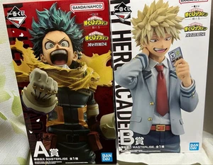 My Hero Academia Izuku Midoriya Katsuki Bakugo Figure Ichiban kuji Weave Power - Picture 1 of 4