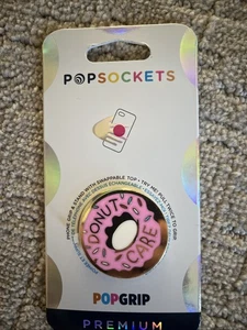 Popsockets Premium PopGrip rose soin des beignets haut interchangeable - Photo 1 sur 2