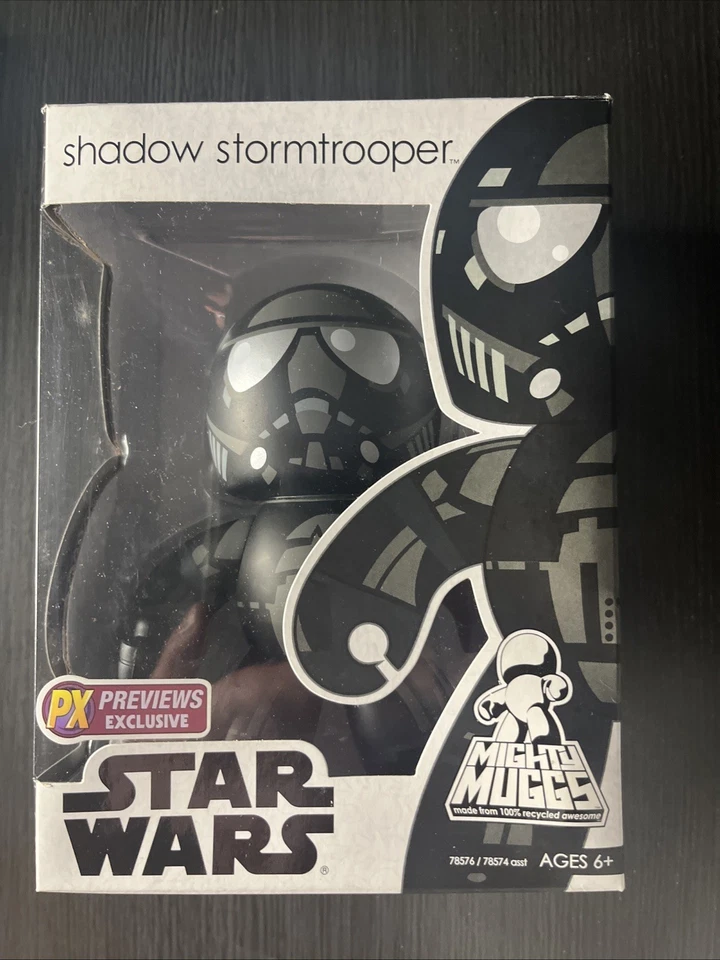 Star Wars Mighty Muggs Shadow Stormtrooper PX Previews Vinyl
