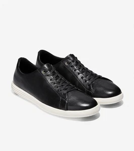 Scarpe Cole Haan Grand Crosscourt II Uomo 11,5 M NERE Pelle Sneakers Casual - Foto 1 di 1