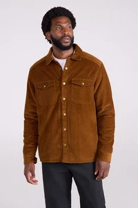 Mountain Warehouse Herren Chiswick Cord Borg gefüttert Overshirt Shirt - Bild 1 von 84