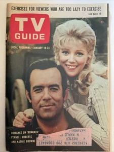 Jan 18 1964 TV Guide BONANZA Pernell Roberts, DON KNOTTS Patty Duke Burke’s Law - Bild 1 von 4