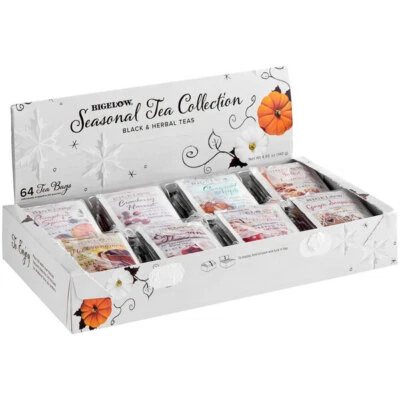 Bolsa de té de temporada Bigelow paquete de bandeja variada - 64/caja Foto 1 de 3