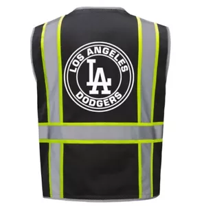 ⚾🦺LOS ANGELES DODGERS REFLEKTIERENDE SICHERHEITSWESTE FÜR ARBEIT LOGO GR. M/L/XL/2XL-4XL - Bild 1 von 6