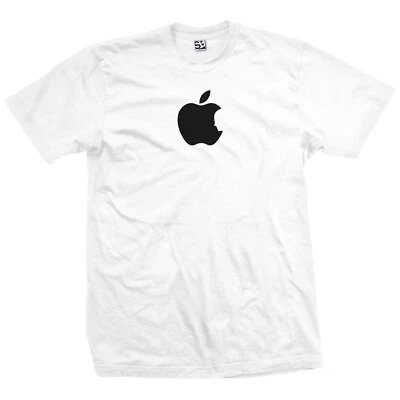 Youth Steve Jobs Tribute T-Shirt | Silhouette Apple Logo RIP Memorial Kids Tee - Image 1 of 2