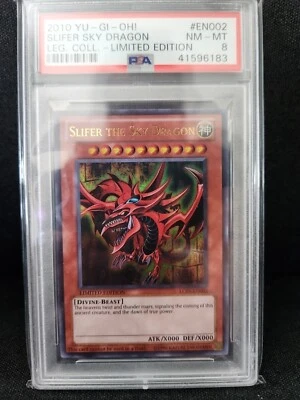 Slifer the Sky Dragon LC01-EN002 PSA 8 Yu-Gi-Oh Legendary Collection 1  - Image 1 of 2