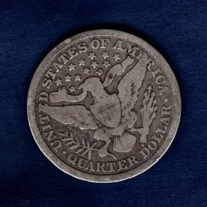 STATI UNITI 1894 1/4 DOLLARO ARGENTO Qualità BB - Picture 1 of 2