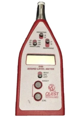 Medidor de nivel de sonido Quest / 3M 2100 tipo 2 intrínsecamente seguro SPL SLM Foto 1 de 4
