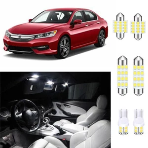 9x White Interior LED Lights Package Kit For 2013 - 2016 2017 2018 Honda Accord - Picture 1 of 10