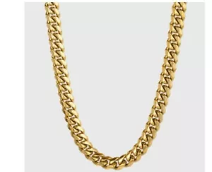 BALANZI London - Cuban Link Chain (Gold) 12MM, length 22", fully new - Bild 1 von 2