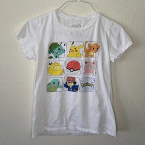 Mighty Fine Kid's Pokemon Characters T-Shirt Size YM (10-12) 100% Cotton - Picture 1 of 4