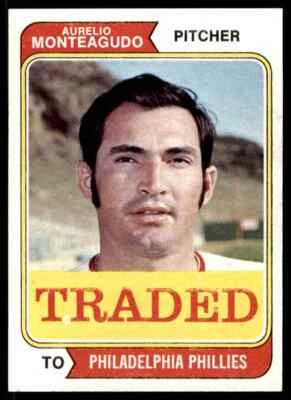 1974 Topps Traded Aurelio Monteagudo Philadelphia Phillies #139T - Image 1 of 2