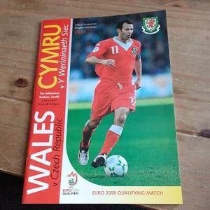 Wales V Czech Republic 2007 European Championships Football Programme L3 - Picture 1 of 3