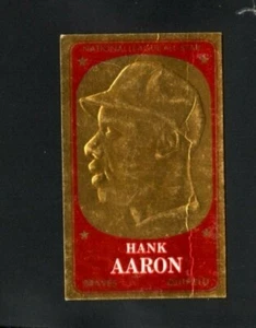 3127* 1965 Topps Embossed # 59 Hank Aaron Vg-Ex - Picture 1 of 2