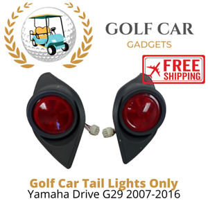 Yamaha Drive G29 Golf Cart Halogen Tail Light Pair 2007-16