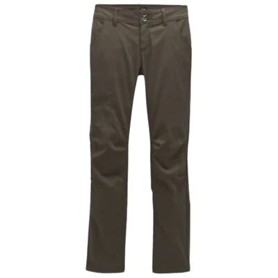 Pantalones de senderismo prAna Halle rectos entrepierna regular para mujer, verde pizarra, 8 Foto 1 de 4