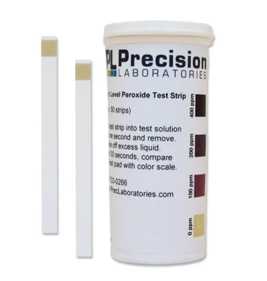 Precision Labs Test Acqua Perossido 0-400ppm (50 Strisce Reattive)