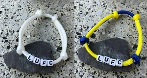 Leeds United Bracelet Football Club LUFC Stocking Filler Wristband Adjustable - Picture 1 of 5