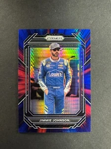 Jimmie Johnson 2023 Panini Prizm Racing Red and Blue Hyper /299 #57 - Picture 1 of 3
