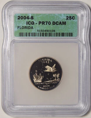 2004-S Florida State Quarter ICG PR-70 DCAM - Image 1 of 2