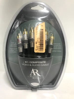 Acoustic Research PR-161 Pro II Series Video & Audio Cable 6' - NEW! - Image 1 of 4