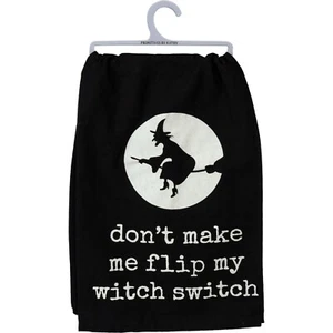 PBK Halloween Don't Make My Flip My Witch Switch Küchengeschirrtuch - Bild 1 von 1