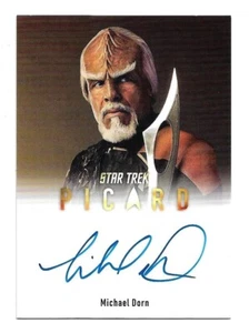 Star Trek Picard Staffel 2 & 3 Autogramm A86 Michael Dorn als Worf "selten" - Bild 1 von 3