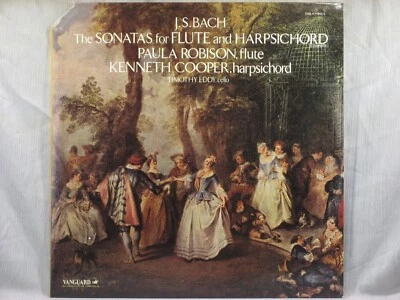 Bach - Sonatas for Flute & Harpsichord - Robison, Cooper, Eddy - 2LP VSD 71215/6 - Image 1 of 4